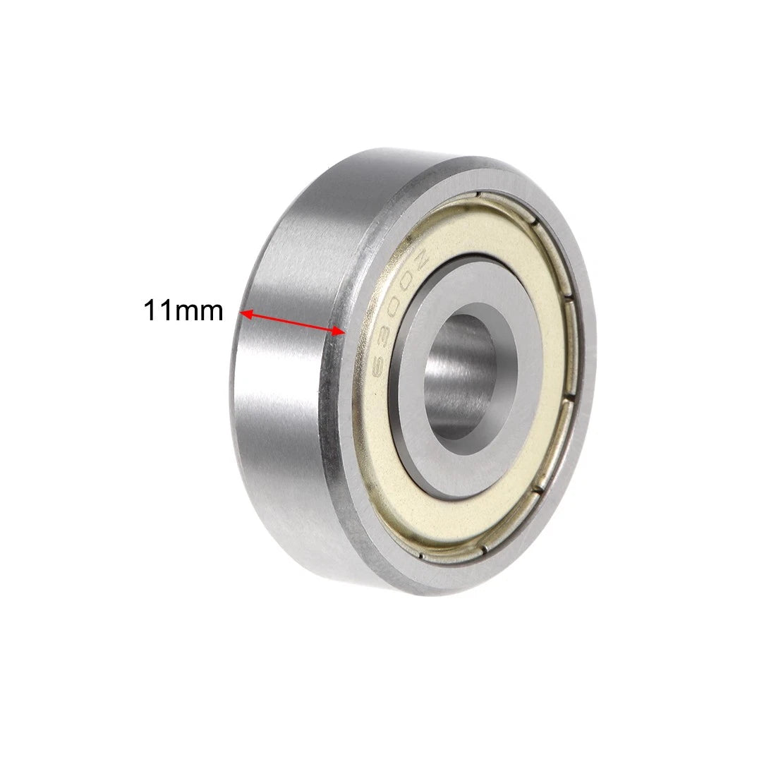 2X 6300ZZ Ball Bearing   10x35x11mm ABEC-3