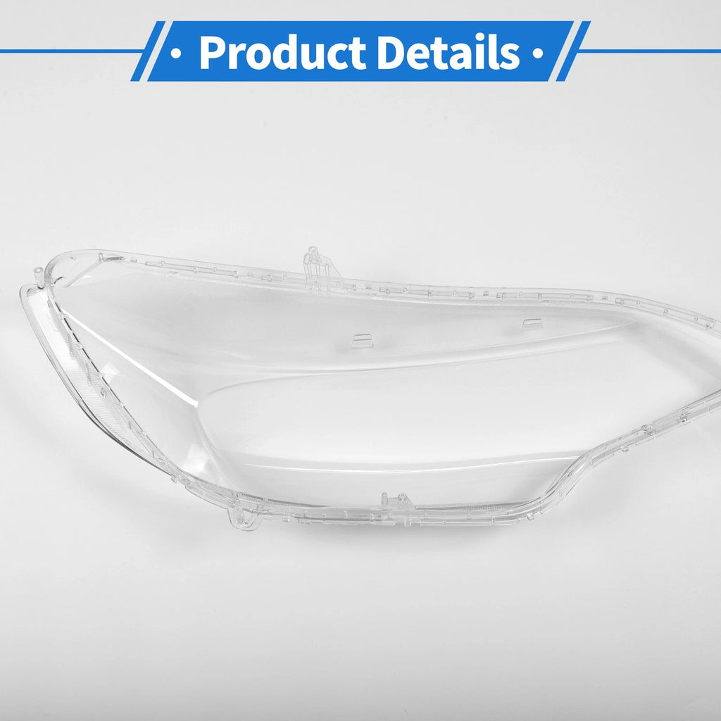 1 Pcs Headlight Lens Cover for Honda Fit (2014–2020) PC Clear