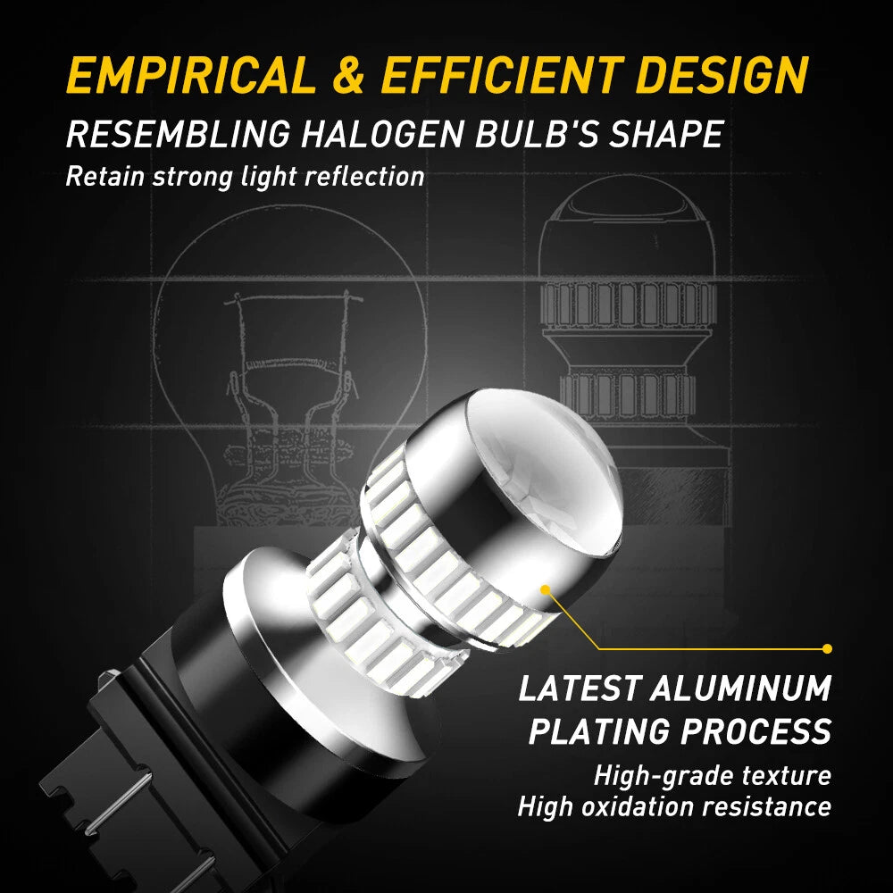 2X 3157 LED Brake Stop Tail Light Bulbs for Make Model (YYYY–YYYY)