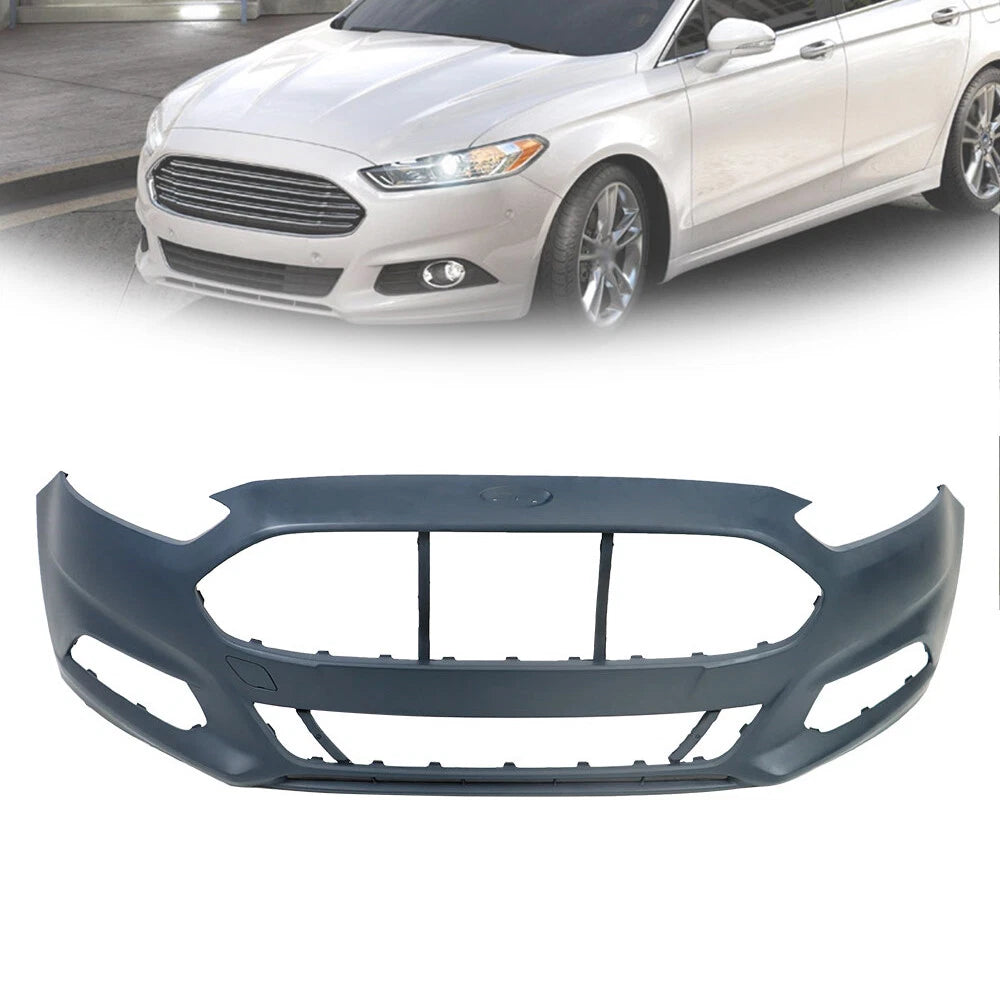 Front Bumper Cover for Ford Fusion Sedan (2013–2016) Plastic Primed