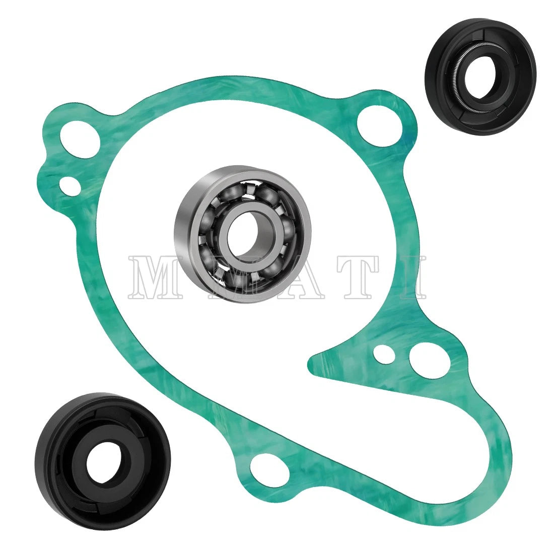 Water Pump Repair Kit for Yamaha YZ125 YZ125X (2005–2024)