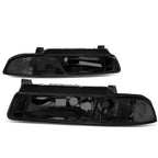 Pair of Smoked Housing Headlights for Dodge Stratus (1995–2000)