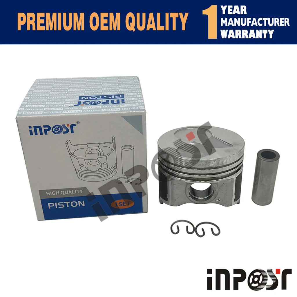 Set of Piston STD for Kubota Z602 D902 (Oil Ring 3mm)