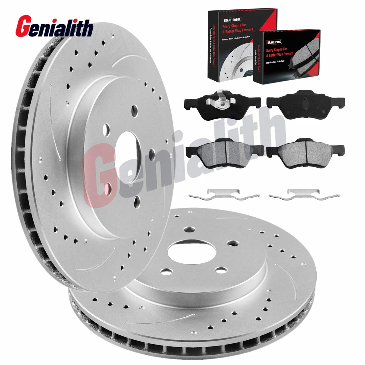 Front Brake Rotors & Ceramic Pads for Ford Escape Mazda Tribute Mercury Mariner (2001–2012)