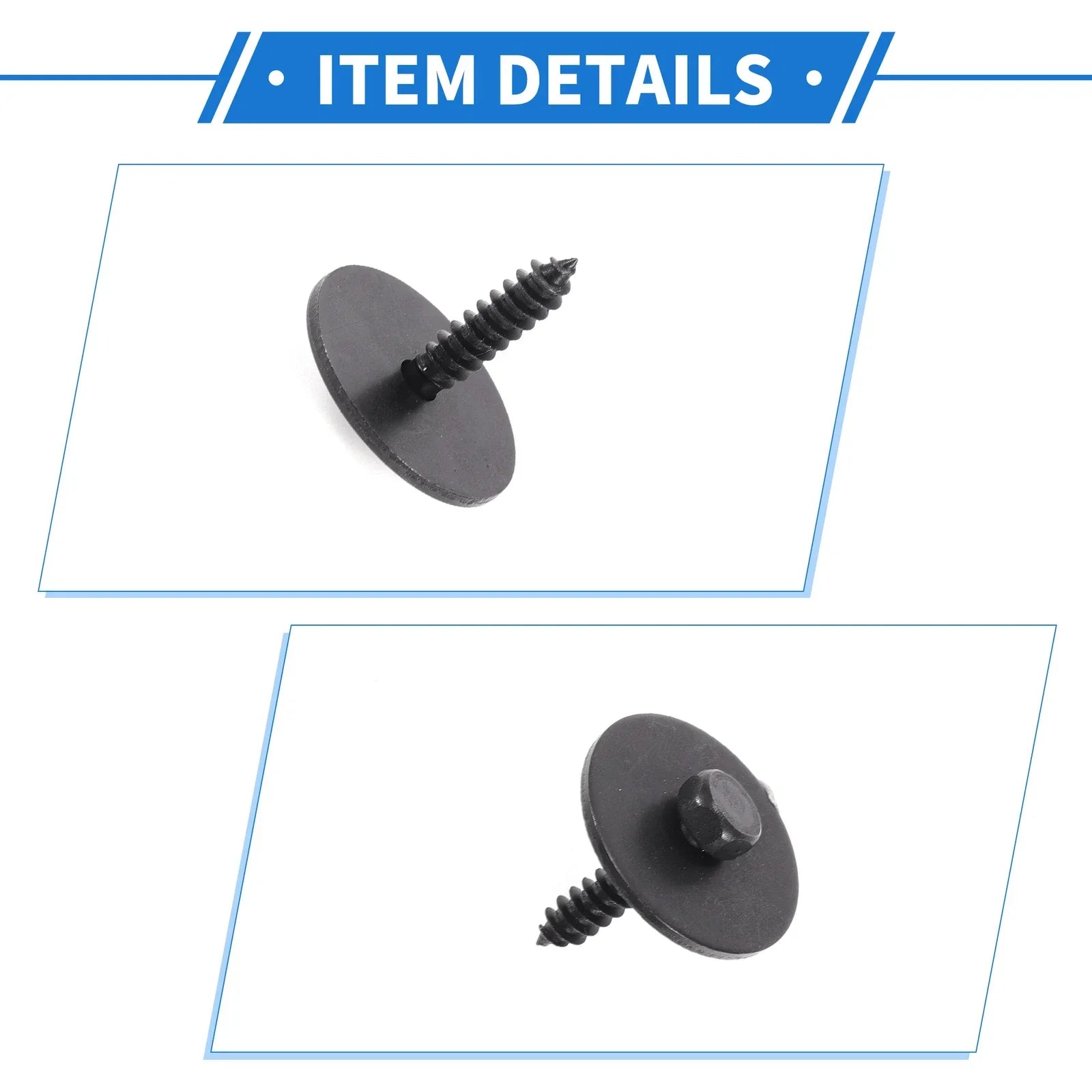 Fender Liner Splash Shield Bumper Cover Screws for Mercedes-Benz 500 SEC