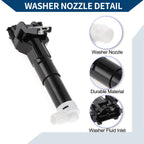 Front Passenger Headlight Washer Nozzle for Toyota Land Cruiser (2008–2021) No.8520760060