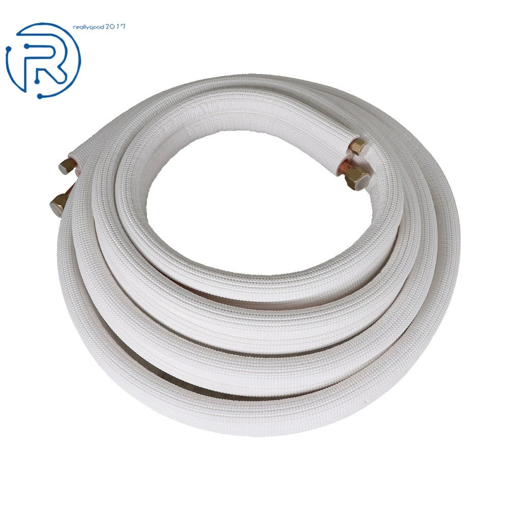 Copper Pipe Install Kit for Mini Split Heat Pump Systems (16 Feet)