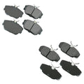 Set of 4 Akebono ProACT Ceramic Disc Brake Pads for Ford Taurus (1986–2007)