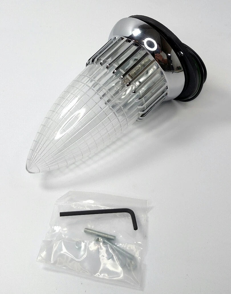Tail Light Assembly Rear Backup Lamp Clear Lens for Cadillac (1959–1959)