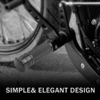 Black Aluminum Foot Pegs for Harley Motorcycle