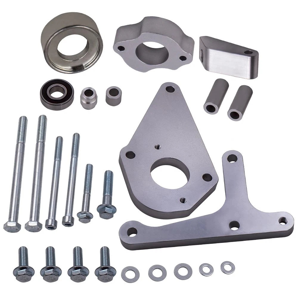 Set of 2 Low Mount Alternator Power Steering Pump Brackets for Camaro (1993–2002)