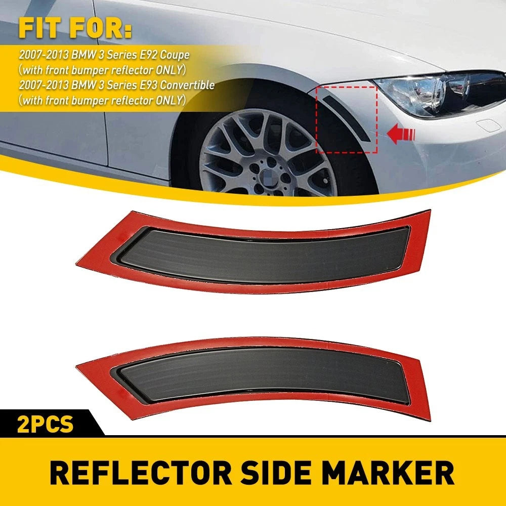 Front Bumper Side Reflector Marker for BMW E92 E93 3-Series (2007–2013)