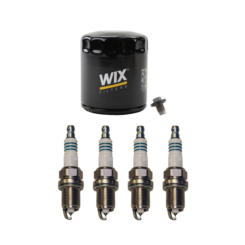 Wix Engine Oil Filter & Denso 4 Iridium Spark Plugs for Caliber (2007–2012)
