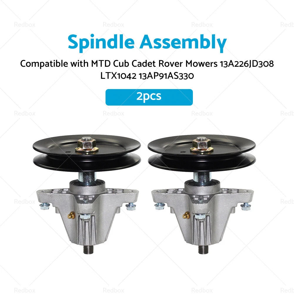 2X Spindle Assembly for MTD Cub Cadet Rover Mowers (13A226JD308, LTX1042)