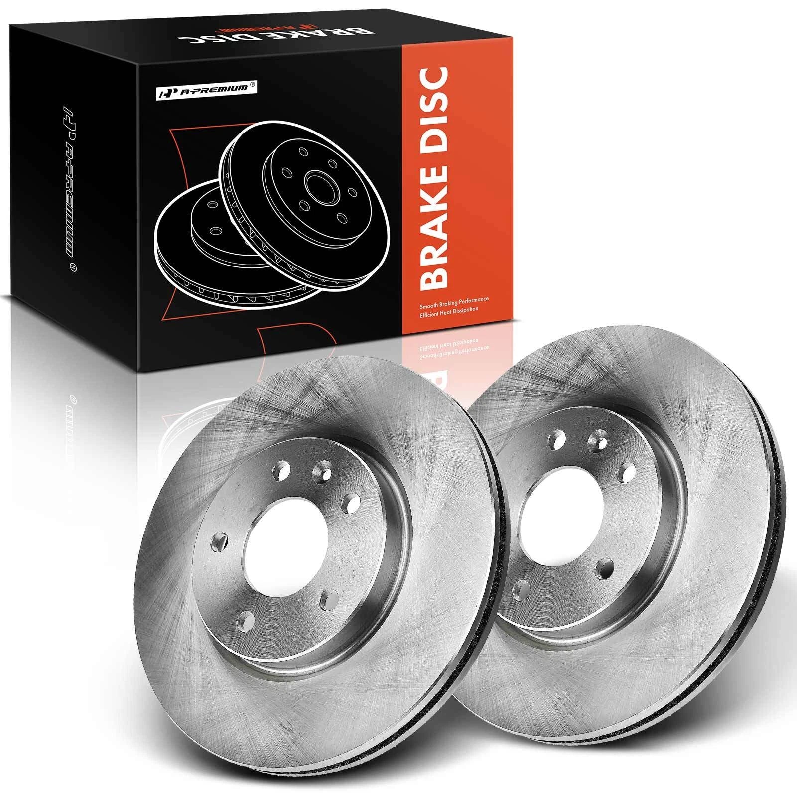 Front Disc Brake Rotors for Chevrolet Equinox (2018–2021) Malibu (2017–2021) Cruze