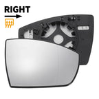 Right Side Heated White Mirror Glass for Ford Kuga (2012–2019) 639664013066