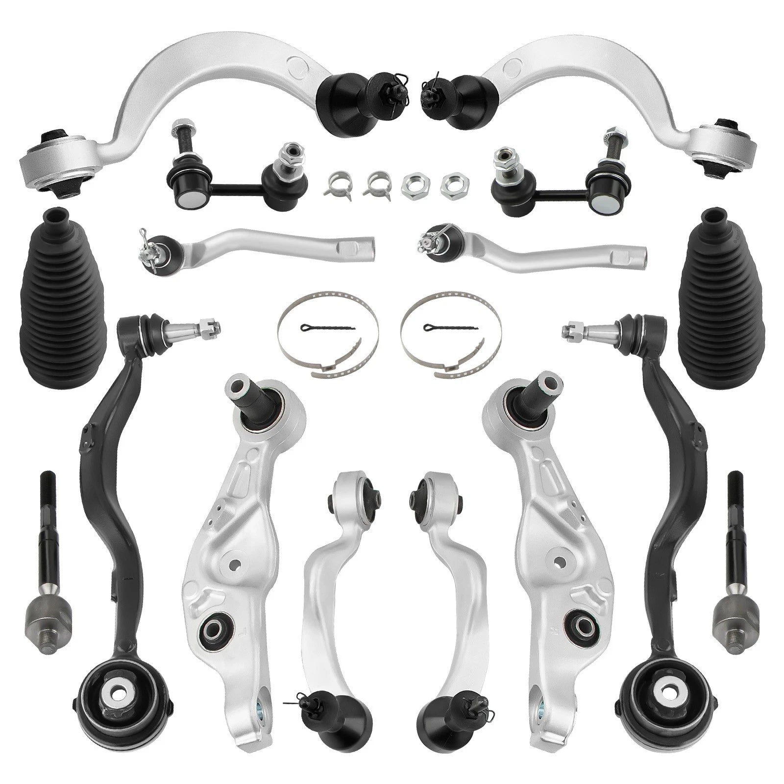 16pc Control Arms Ball Joints Tie Rods for Lexus LS460 (2007–2017)