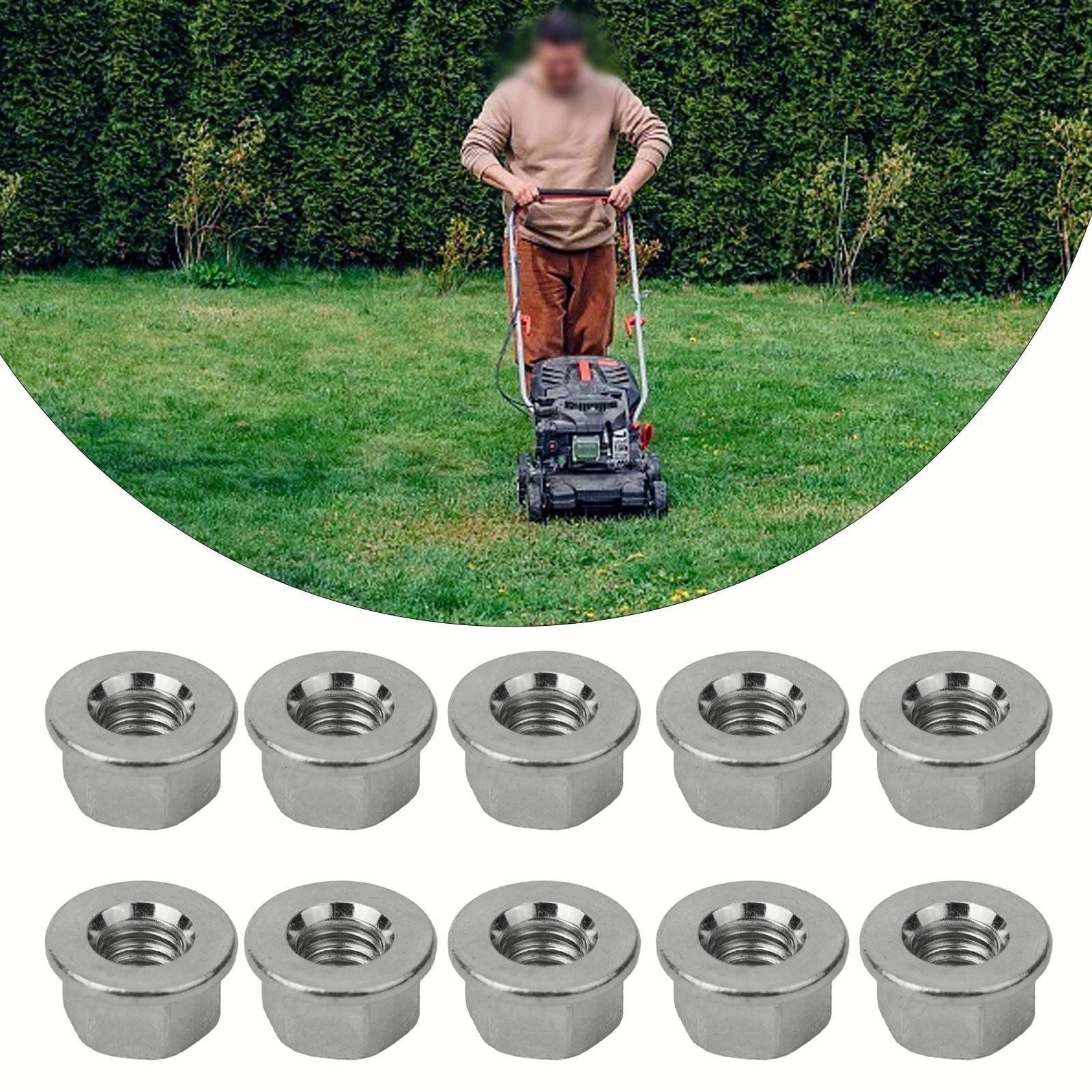 Set of 10 M8 Bar Nuts for Various Applications