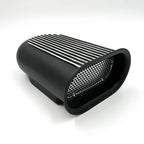 Hood Scoop Air Cleaner for Black Aluminum Hilborn Finned 4 Barrel Carb (14")