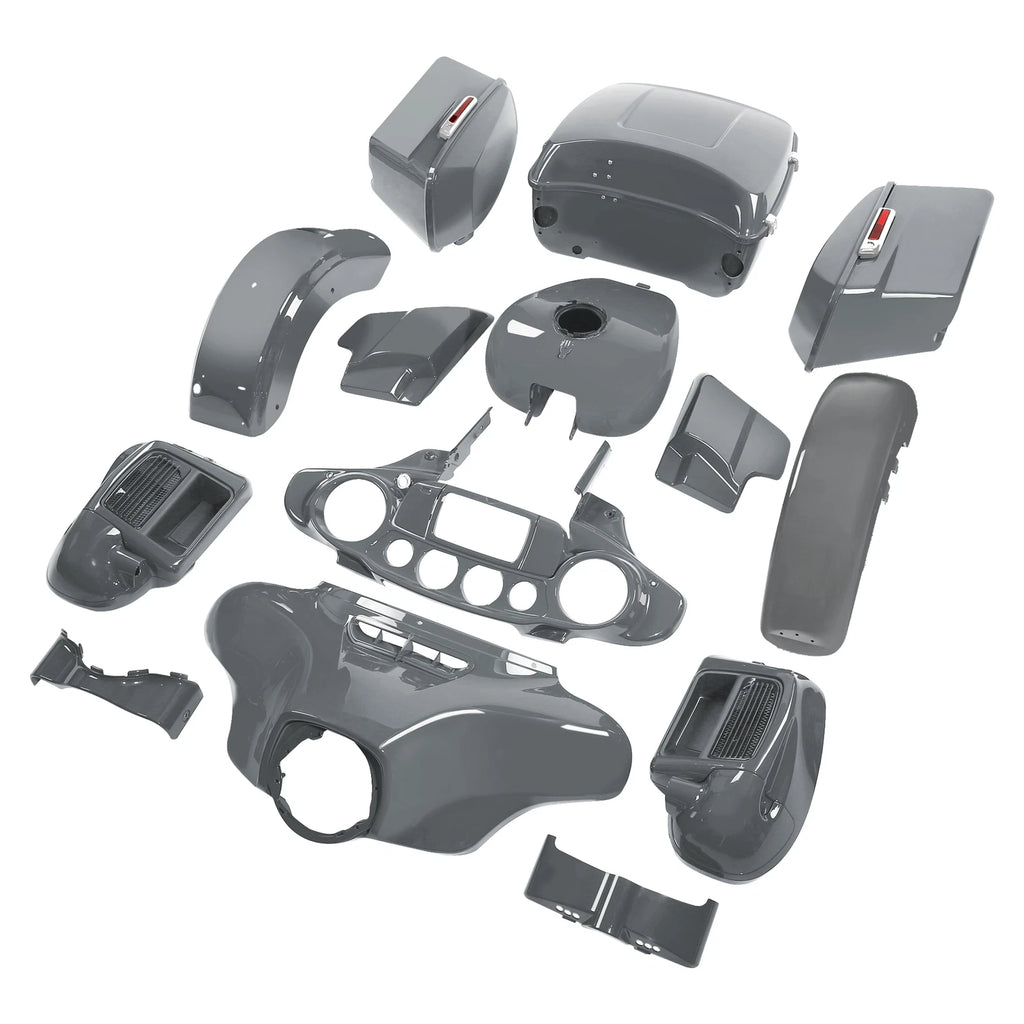 Fairings Bodywork for Harley Electra Glide Ultra Limited (2014–2024) Gunship Gray
