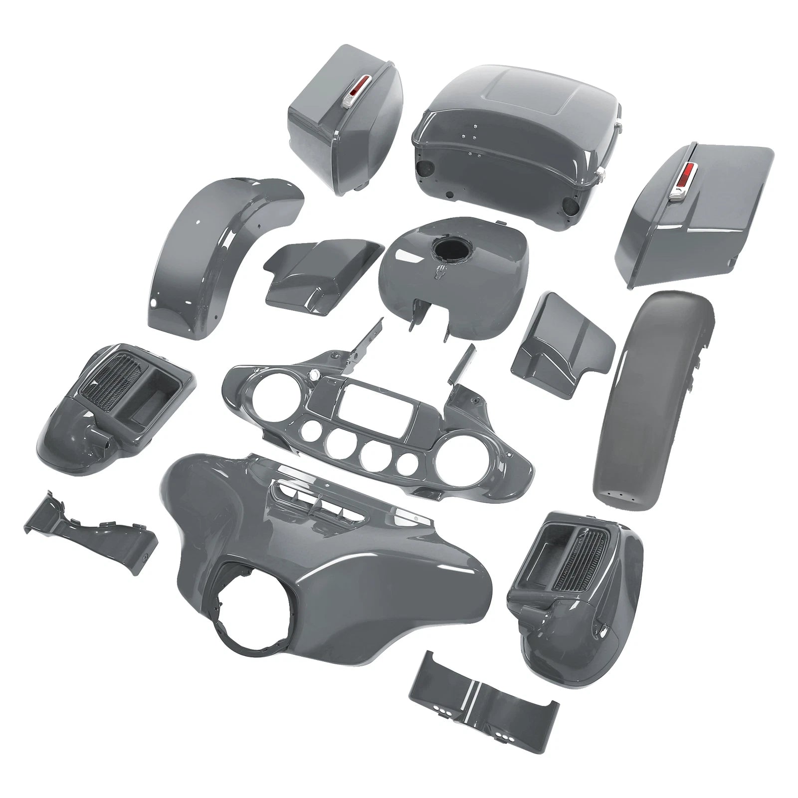 Fairings Bodywork for Harley Electra Glide Ultra Limited (2014–2024) Gunship Gray