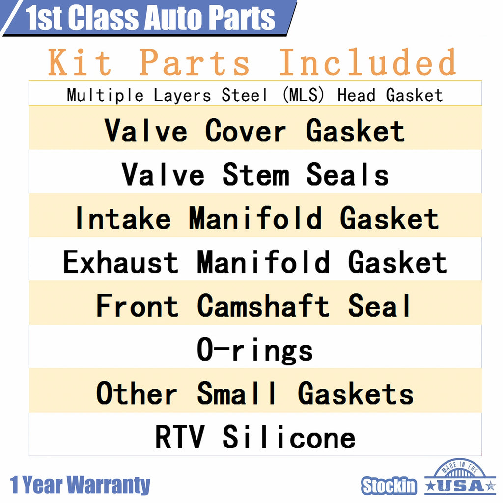 Head Gasket Set for Dodge Jeep Chrysler Aspen 4.7L V8 (2007–2009)