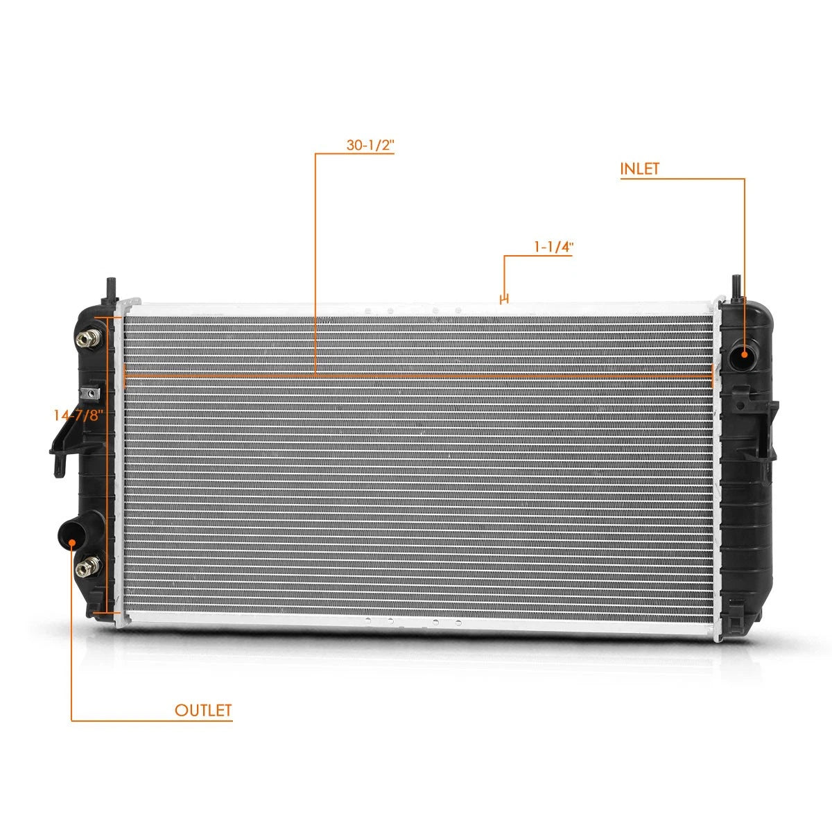Aluminum Cooling Radiator for Buick Lucerne/Cadillac DTS (2006–2011) DPI-2853
