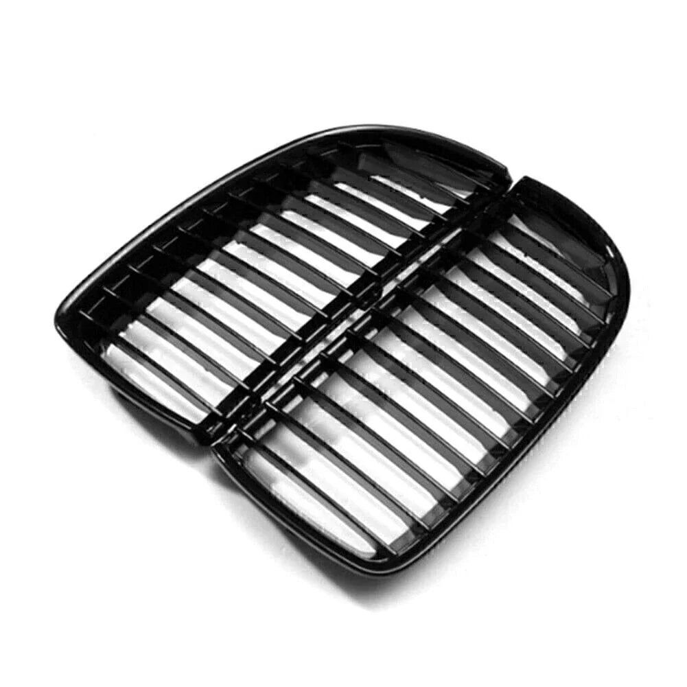 Black Glossy Front Kidney Grilles for BMW E90 Sedan/Wagon (2005-2008)
