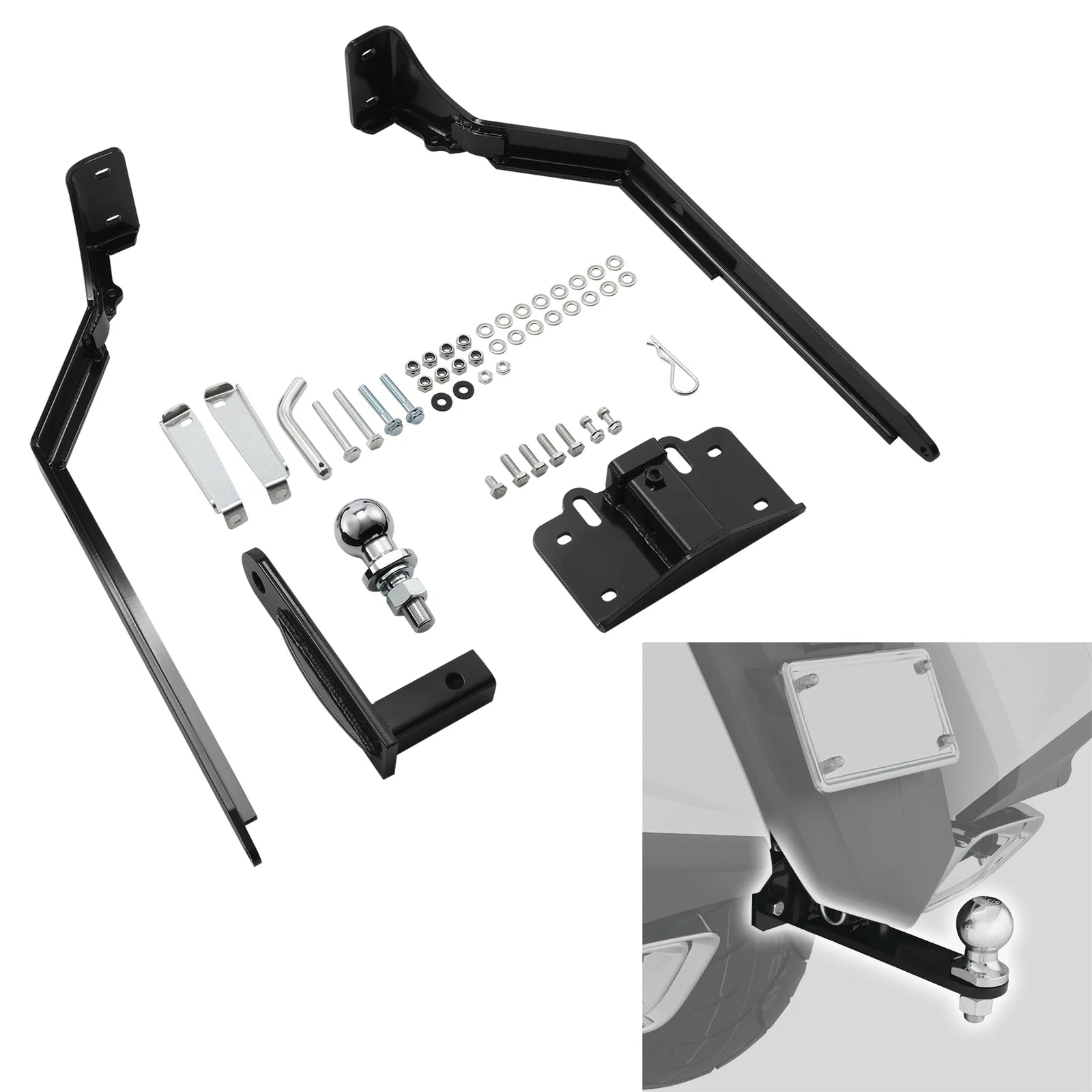 Vertical Receiver Trailer Hitch for Honda GL1800 Goldwing (2018–Present)