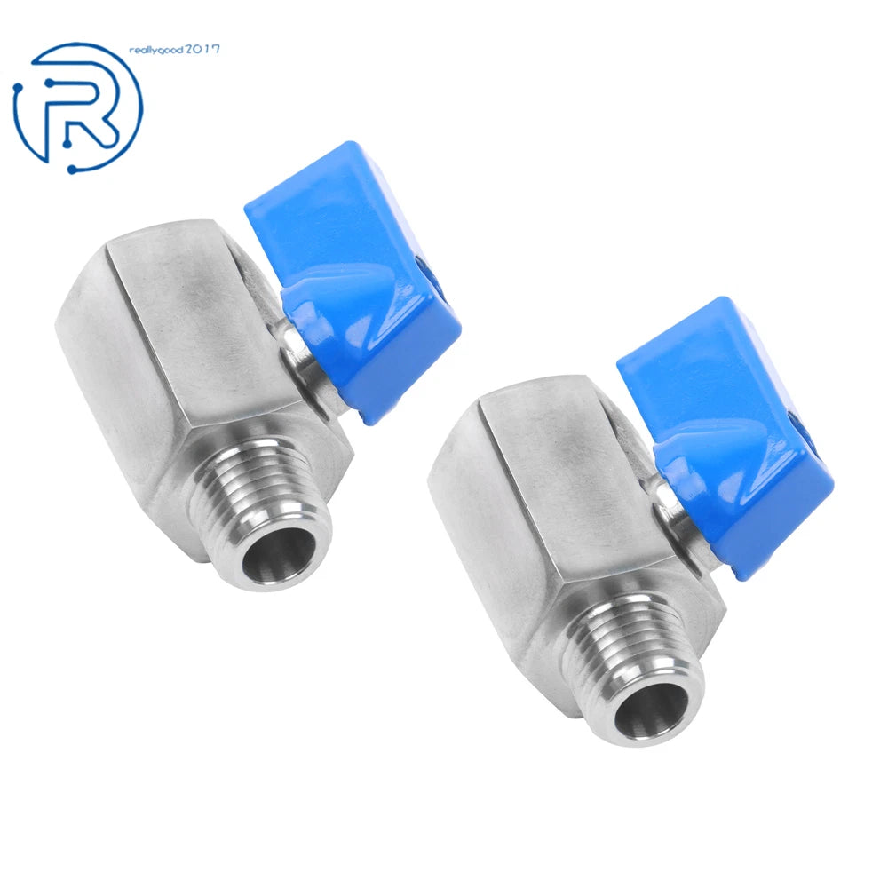 2 Piece Mini Ball Valve for (316 Stainless Steel)