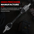 Pair Front CV Axle Shaft for Honda Accord 2003–2007 (2.4L Auto Trans)