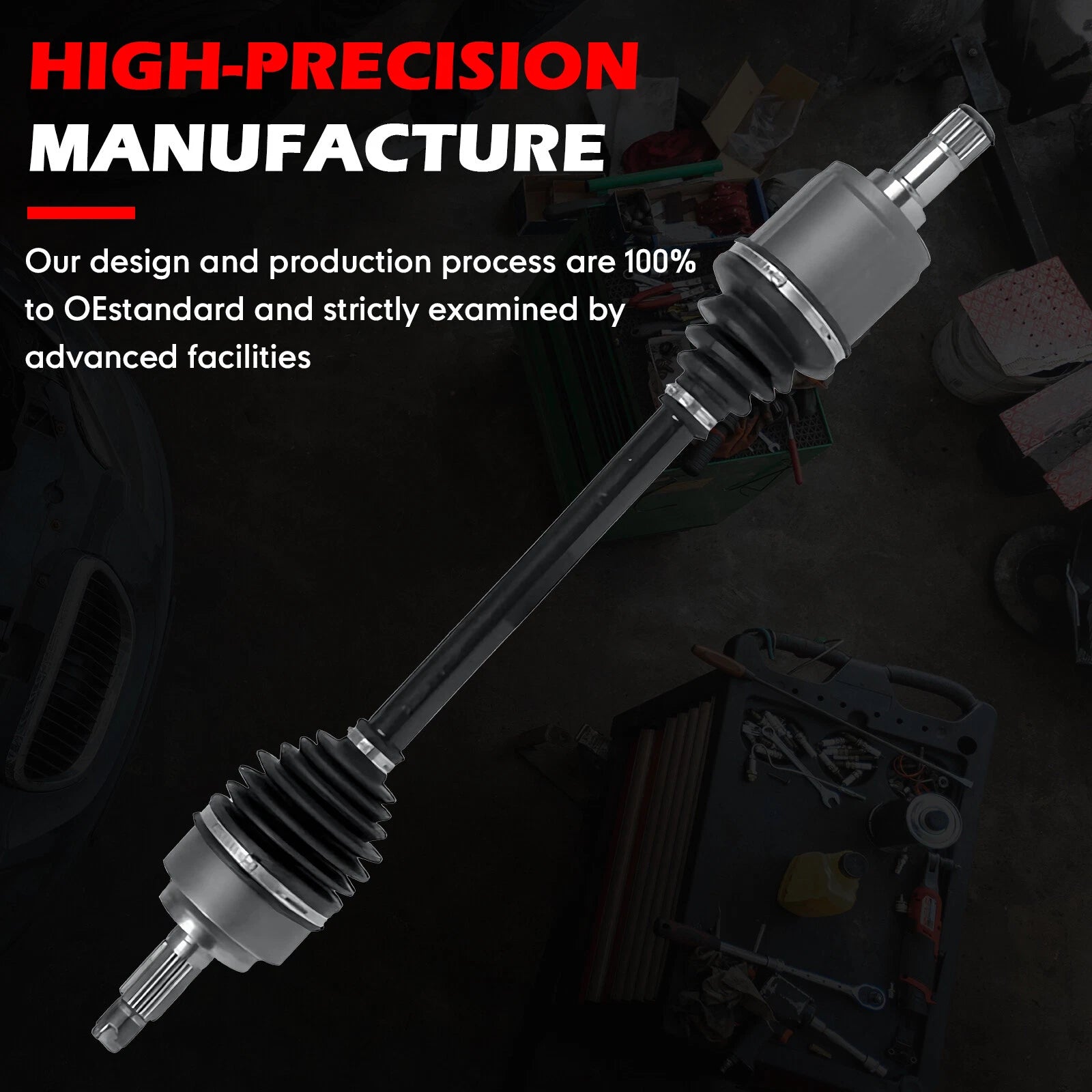 Pair Front CV Axle Shaft for Honda Accord 2003–2007 (2.4L Auto Trans)