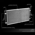 Cooling Radiator for Chevy Astro GMC Safari (1995) DPI 1688 Aluminum