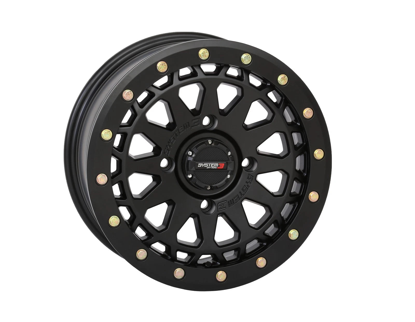 System 3 SB6 Beadlock Wheel 15x7 +38mm for ATV/UTV 4/137 Pattern