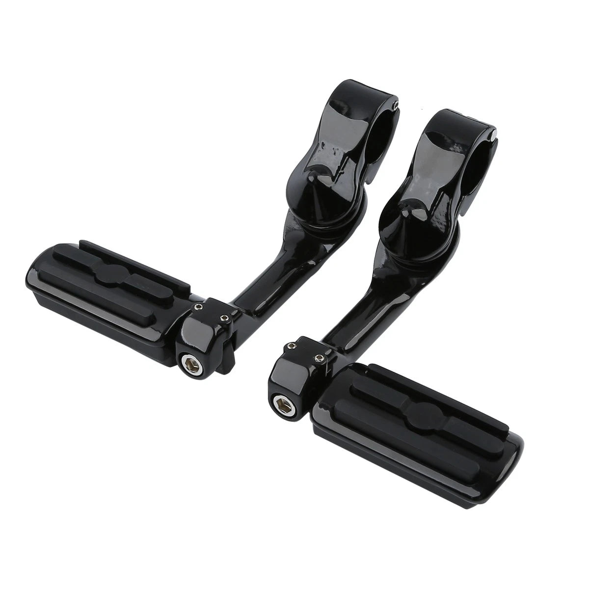 1 1/4" Highway Long Mount Foot Pegs for Harley Davidson Touring