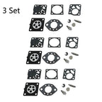 Set of 3 Carburetor Rebuild Kits for Stihl 020 024 028 (RK-13HU RK-14HU)