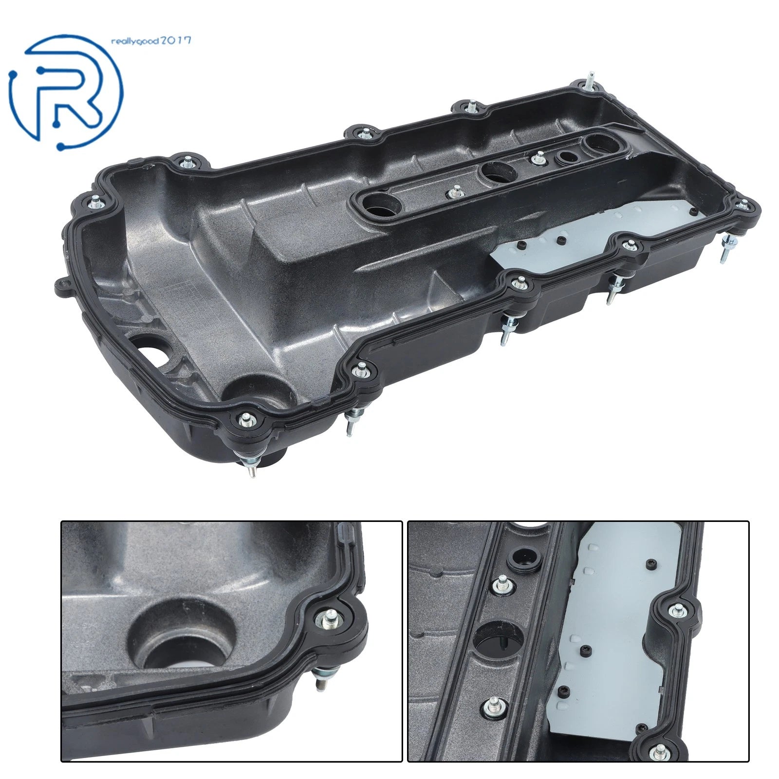 Set of 2 Valve Covers for Jaguar S-Type (2002-2008)