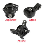 3X Engine Motor, Torque Strut & Transmission Mount for Honda Fit (2009–2014)