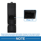 Power Window Switch for Ford Escort (1997–2002)