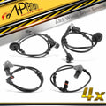 Set of 4 ABS Wheel Speed Sensors for Mercedes-Benz E300 (1996–1999)