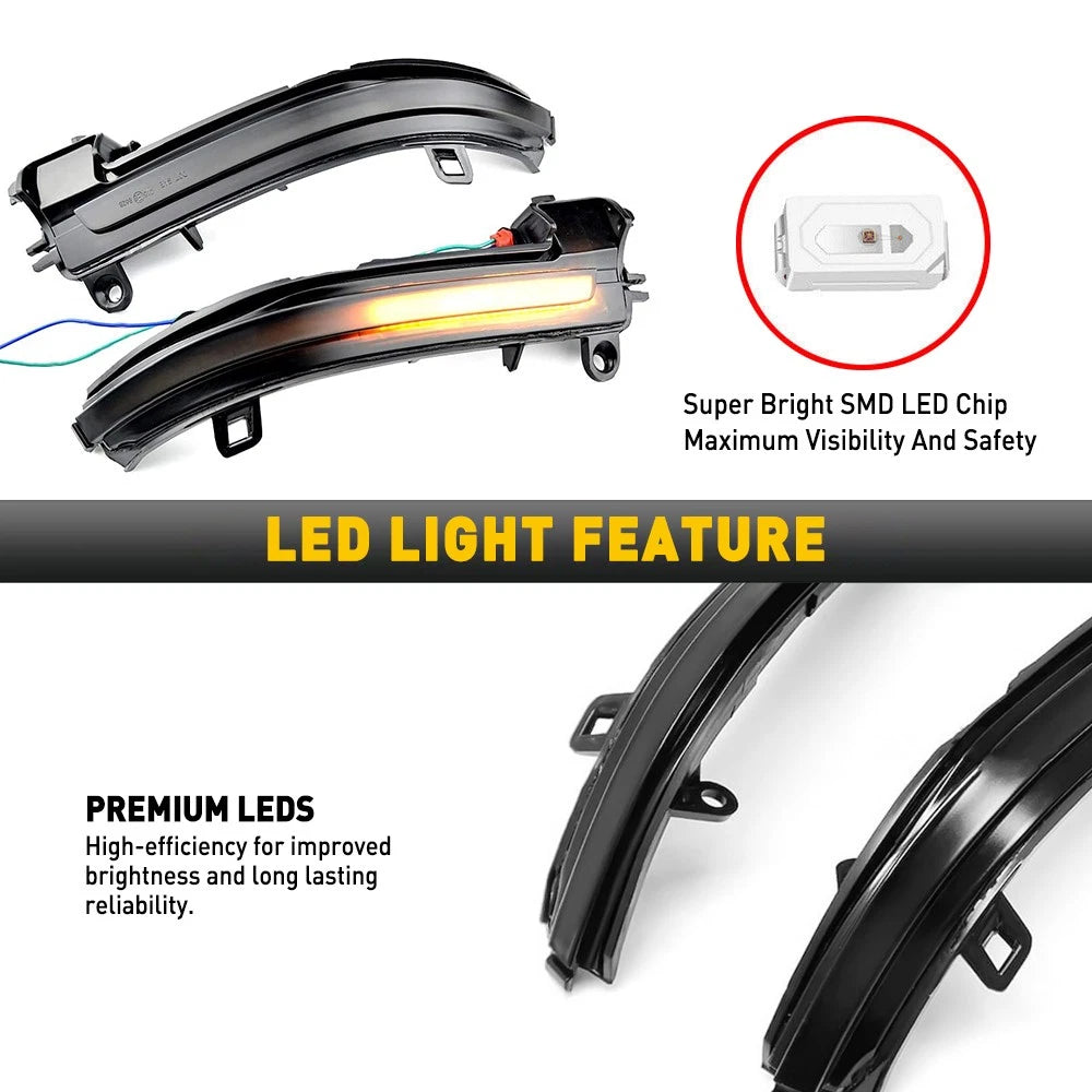 LED Yellow Amber Turn Signal Light for BMW 1 Series F20 F21 (2012–2018)