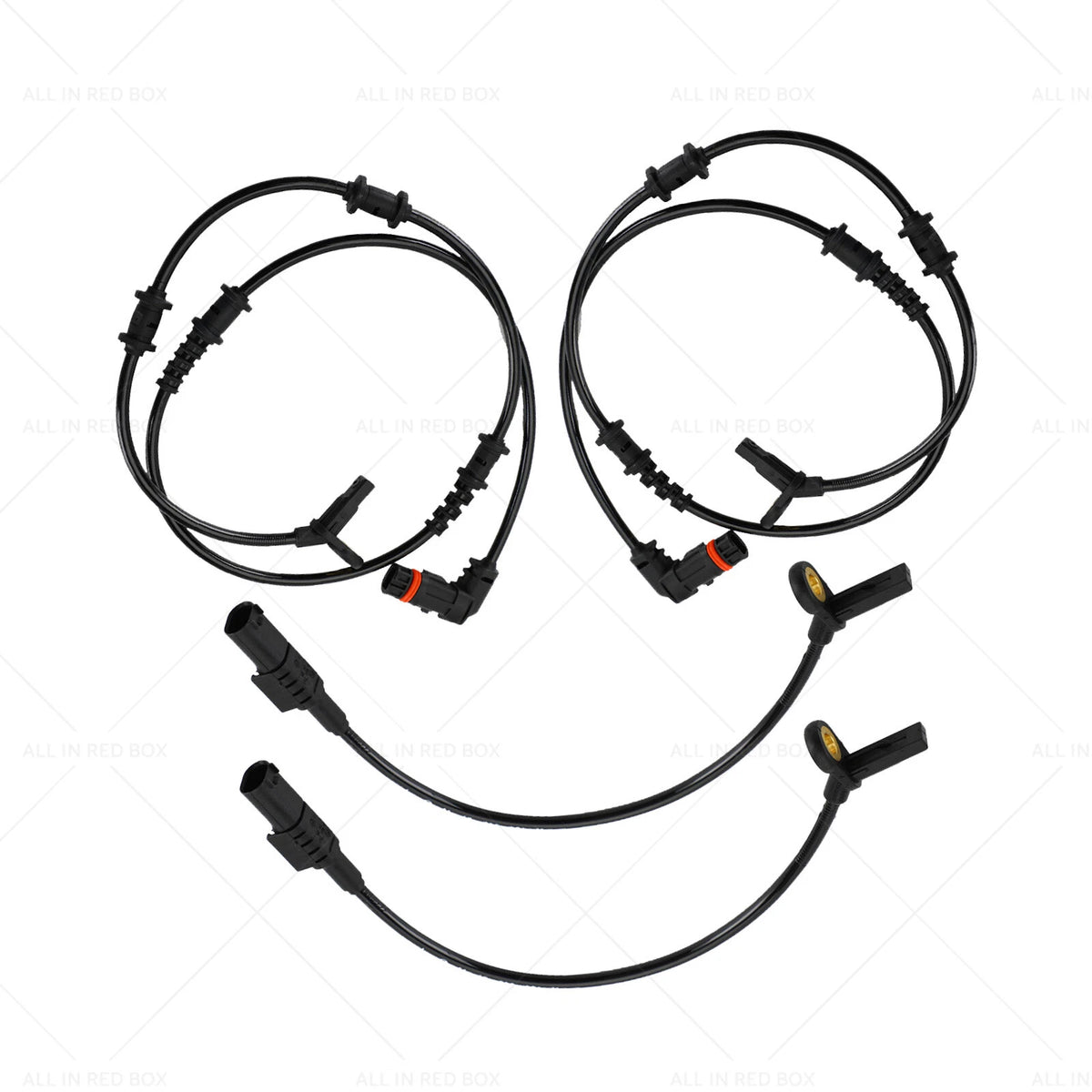 Set of 4 ABS Speed Sensors for Mercedes-Benz W164 ML350 ML320 (2006–2011)