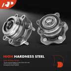 Set of 4 Wheel Hub and Bearing Assembly for Nissan Altima (2007–2018)