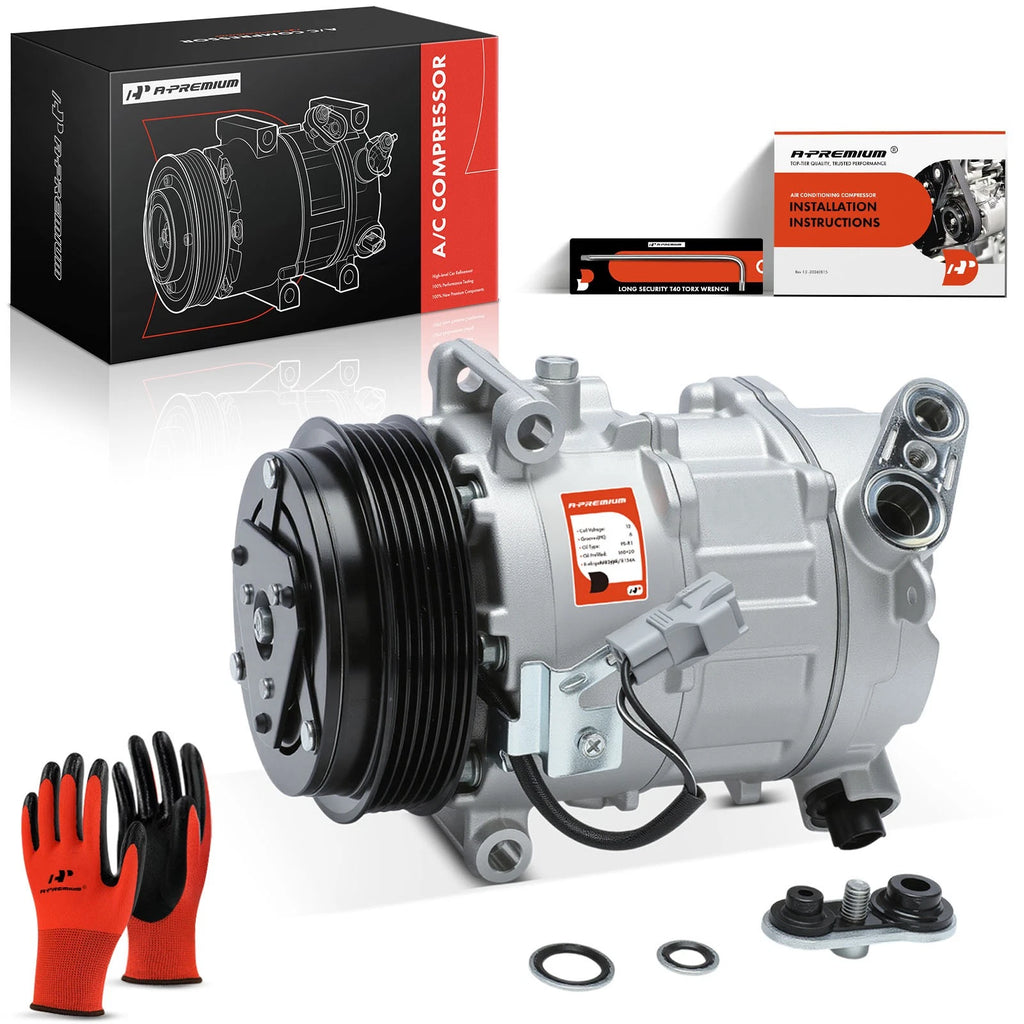 A/C Compressor with Clutch for Jeep Cherokee (2015–2017)