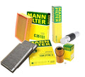 Mann Oil Air Carbon Cabin Fuel Filter Service Kit for BMW E39 540i (1996–2003)