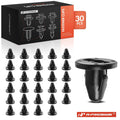 30Pcs 13mm Nylon Bumper Cover Grommet Clips for Mitsubishi