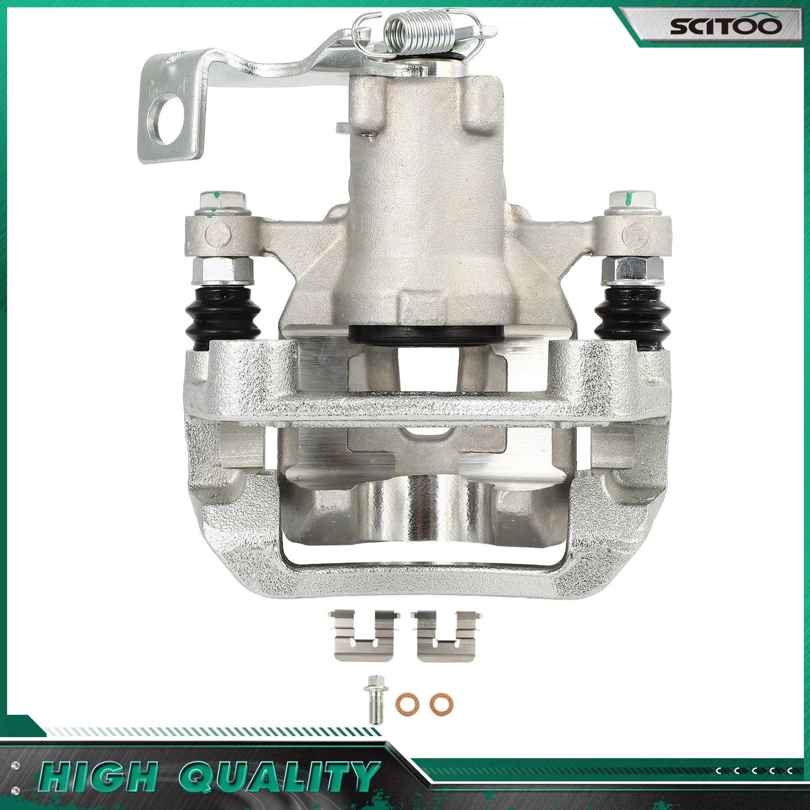 Rear Left Brake Caliper w/ Bracket for Kia Soul L4 1.6L (2014–2018)
