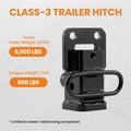 Class III Towing Hitch Receiver Kit for Dodge Ram 1500 (2019–2026) 6000LBS