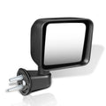 OE Style Manual Adjust Side View Door Mirror Right RH for Jeep Wrangler JK (2007–2018)