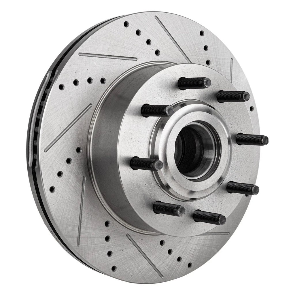 Brake Disc for Ford F-250 Super Duty (2012–2021) Cross-Drilled RWD